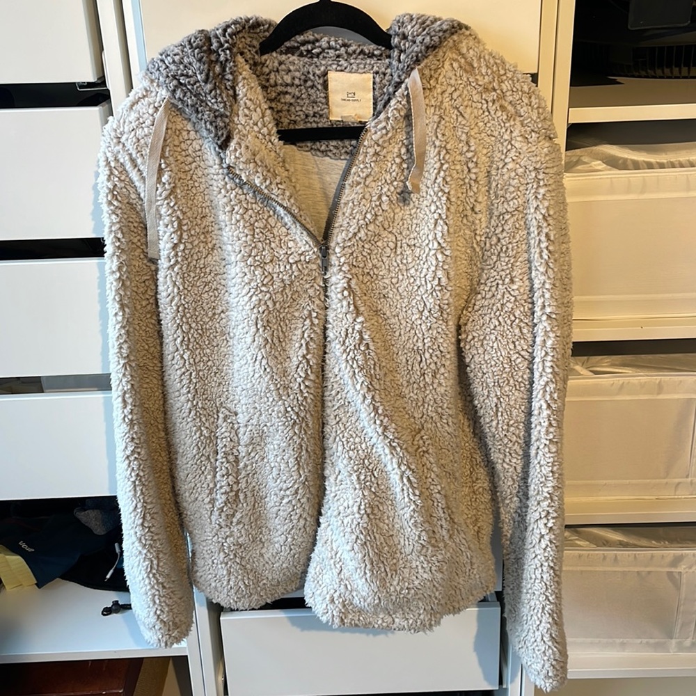 Cozy very soft zip up hoody